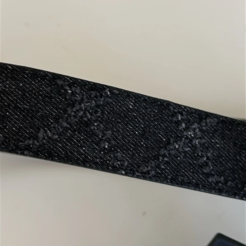 New Black Kurt Geiger Black Belt with Silver Buckle. Size S/M.